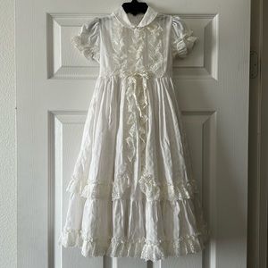 Vintage Better Made By Betty Oden White Dress